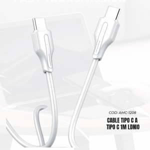 cable tipo c a tipo c 1m lndio
