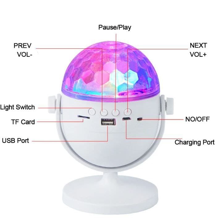 parlante con luz led colores parlante con luz led colores