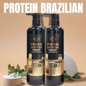 kit shampoo + acondicionador de keratina