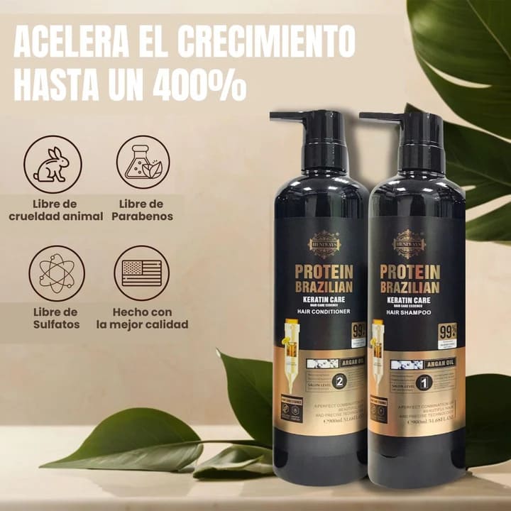 kit shampoo + acondicionador de keratina kit shampoo + acondicionador de keratina