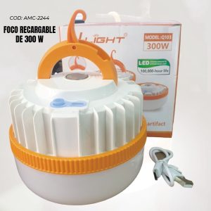 foco recargable de 300w