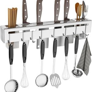soporte organizador accesorios cocina